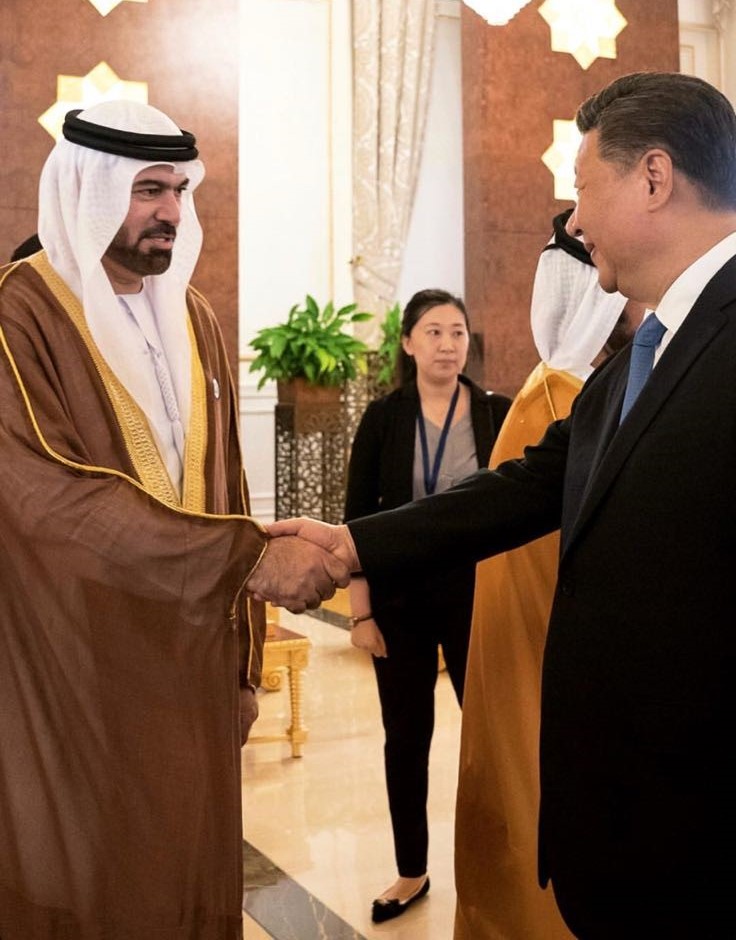 Al Gergawi with Chinese President Xi Jinping